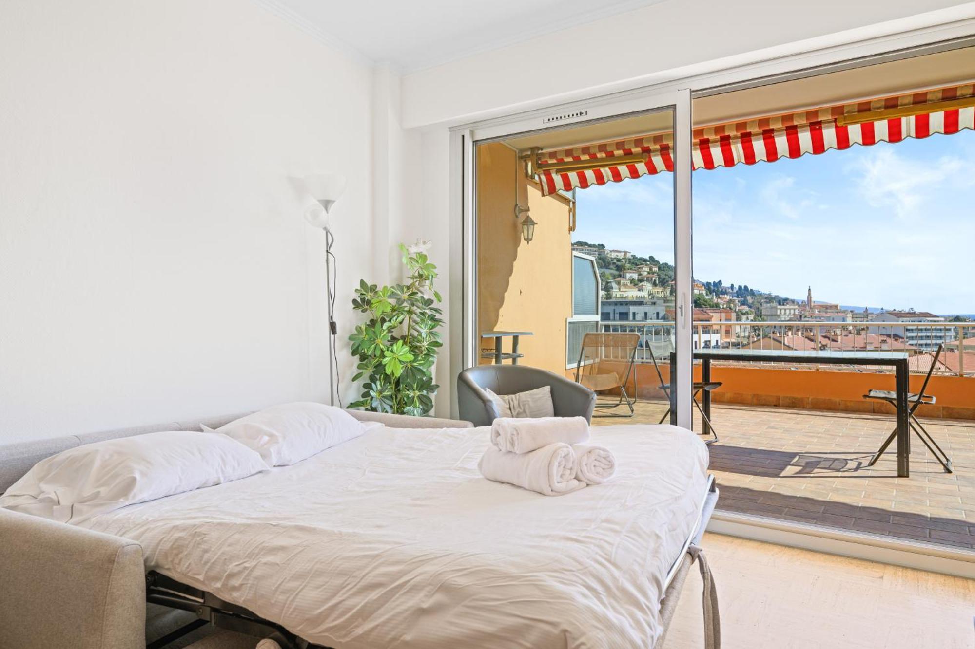 Apartment 'l'alicante Proche' Gare, Terrasse, Vue Menton